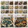 Bedroom Decor Microfiber Beautiful Flower Printing Woman Bedspread King Size Home Bedding Cover Suit