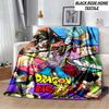 Fashion Art Print Comics D-Dragons B-Balls Blanket Bedroom Sofa Bed Sheet Outdoor Car Travel Hotel Portable Plush Cover Blanket