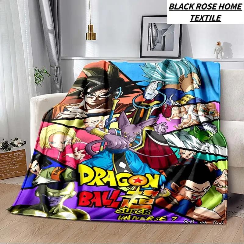 Fashion Art Print Comics D-Dragons B-Balls Blanket Bedroom Sofa Bed Sheet Outdoor Car Travel Hotel Portable Plush Cover Blanket