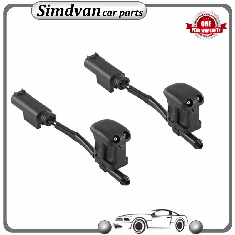 2X 61668361039 Car Windscreen Washer Nozzle for BMW 3 5 Series E39 1997-2003 525I 528I 530I M5 61 66 8 361 039