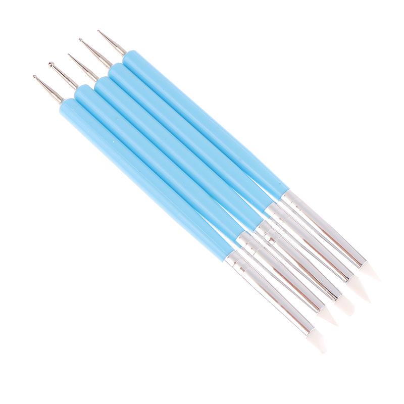 5 шт./компл. нержавеющая сталь двухголовочный инструмент для лепки из полимера и мягкой керамики силиконовые инструменты для моделирования искусства формовщики