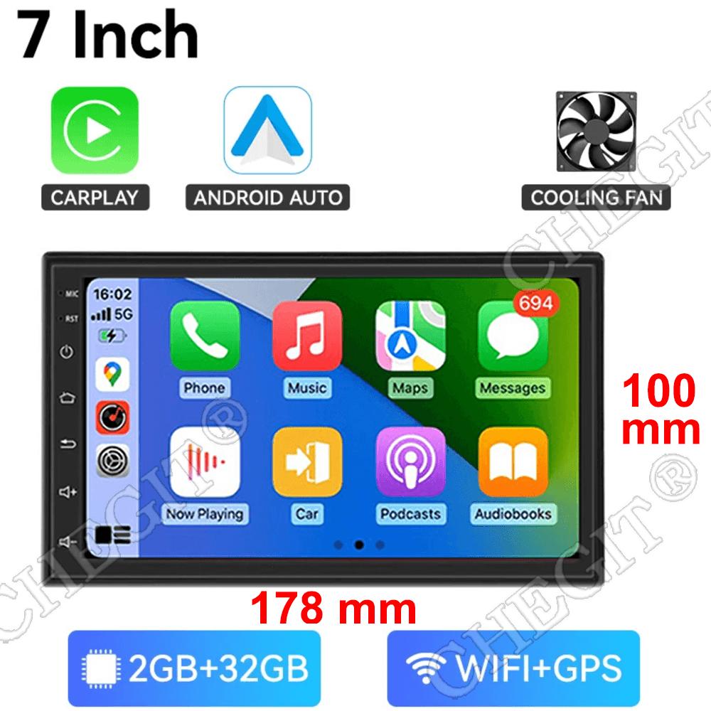 7/9/10'' 2Din Android 13 Wireless Carplay Radio 64G BT Car Radio Multimedia Stereo For Toyota Hyundai Kia Volkswagen Jeep Fiat