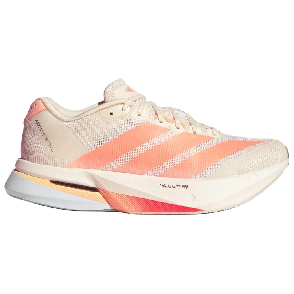 adidas Adizero Boston 13 Удобные Дышащие Поддерживающие Беговые Кроссовки Женские Кроссовки Бежевые JP9249