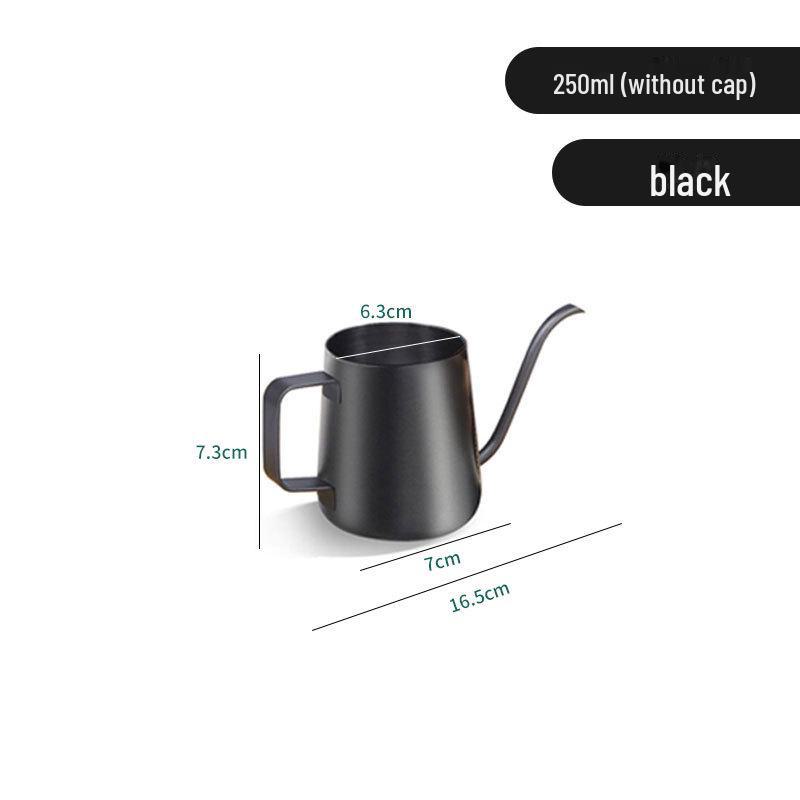 Кофейник из нержавеющей стали 304 с ручкой из цельного дерева, узкий носик, 600 мл