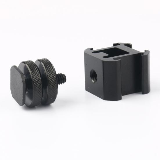 Удлинительный кронштейн для камеры с горячим башмаком, прочная металлическая конструкция, простая установка, широкая совместимость, адаптер для крепления камеры с горячим башмаком