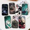 Чехол для телефона A-Атака на Титанов Леви для iPhone 17,16,15,14,13,12,11 Plus,Pro Max,XS,Мягкий силиконовый черный чехол