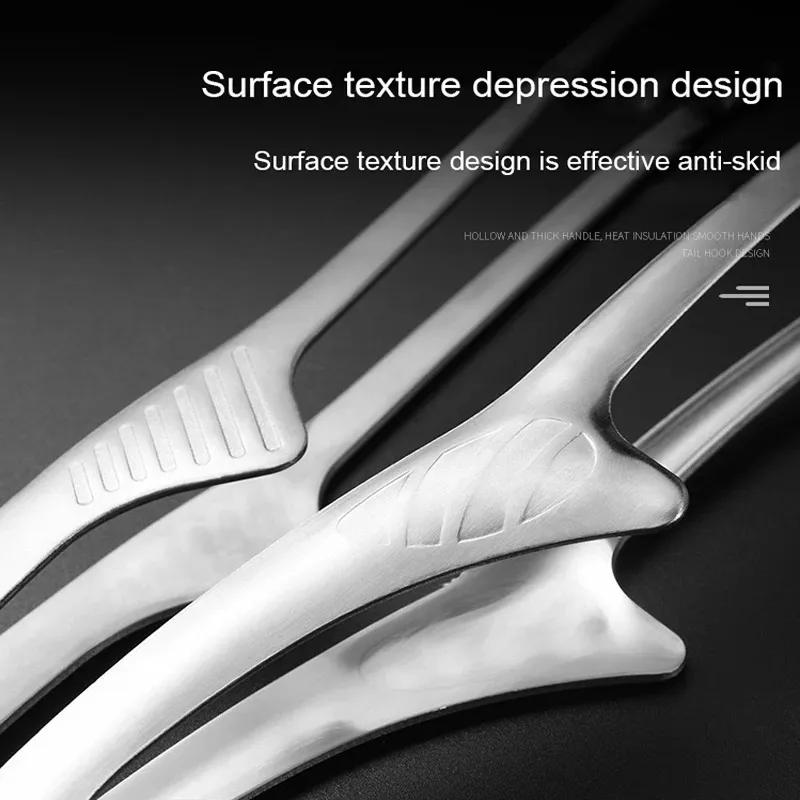 2025 Щипцы для барбекю Корейские щипцы для барбекю Нержавеющая сталь Гриль Кулинарные щипцы Шеф-повара Кухонные Хлеб Выпечка На открытом воздухе Гриль Зажим для стейка - для -