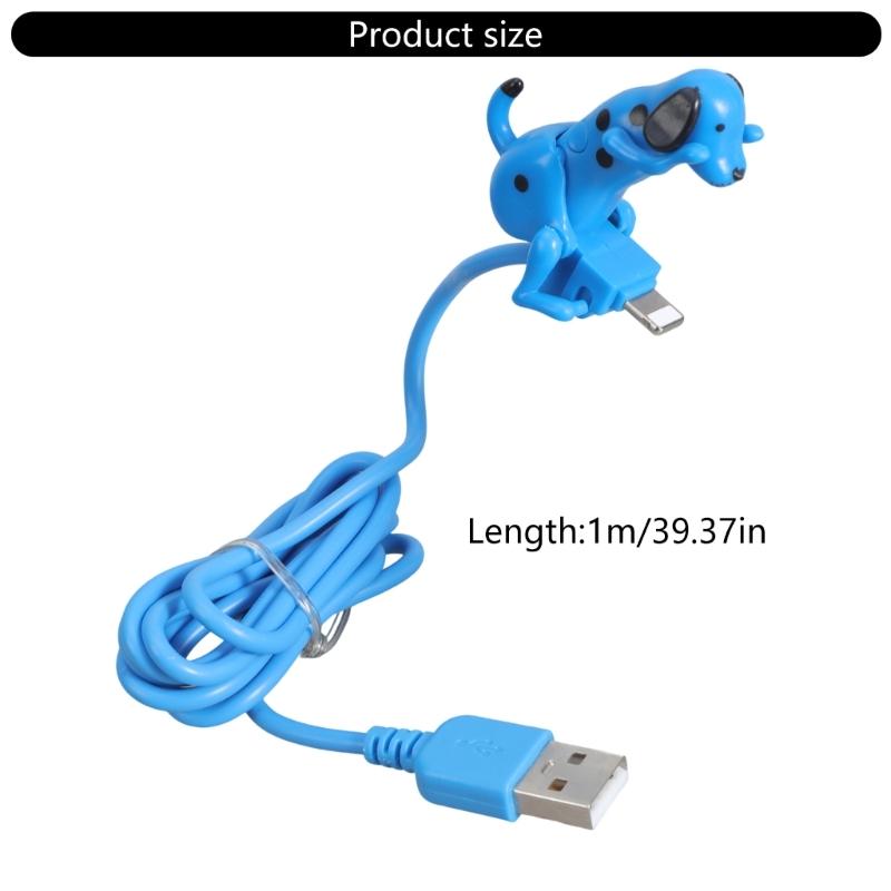 Портативный USB-кабель-зарядное устройство на собачью тематику USB-шнур-зарядка с дизайном собаки Универсальный USB-провод для зарядки смартфонов и планшетов