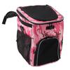 Корзина для переноски собак на велосипеде, водонепроницаемый, дышащий, съемный рюкзак для переноски собак для путешествий на открытом воздухе, розовый камуфляж