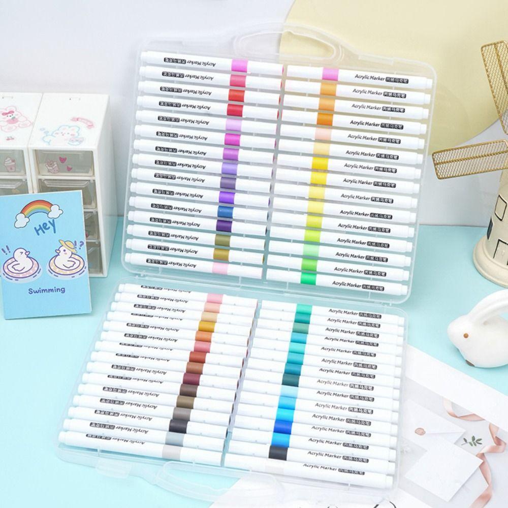 Рисование, художественная живопись, маркеры, ручки, водонепроницаемые многоцветные маркеры, набор ручек-кистей, товары для рукоделия