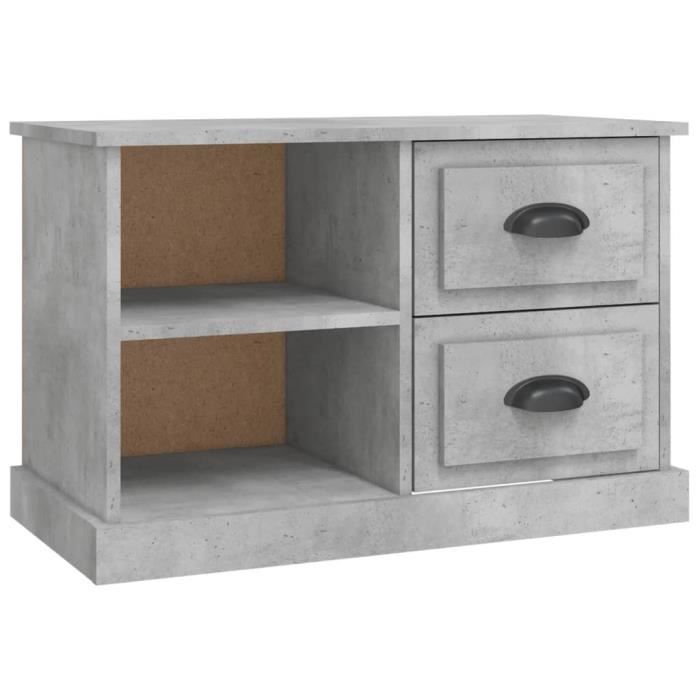 VidaXL TV Stand Concrete Grey 73x35.5x47.5 Cm Engineered Wood 816172