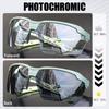 SCVCN Photochromic 2-pack Cycling Glasses Explosion Proof Hunting Outdoor Bicycle Sports Running Sunglasses Tactical Goggles