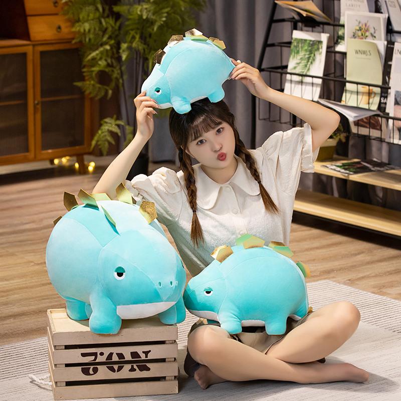 Креативная мягкая плюшевая игрушка трицератопс стегозавр тираннозавр рекс декоративная подушка для сна для детей подарок на день рождения