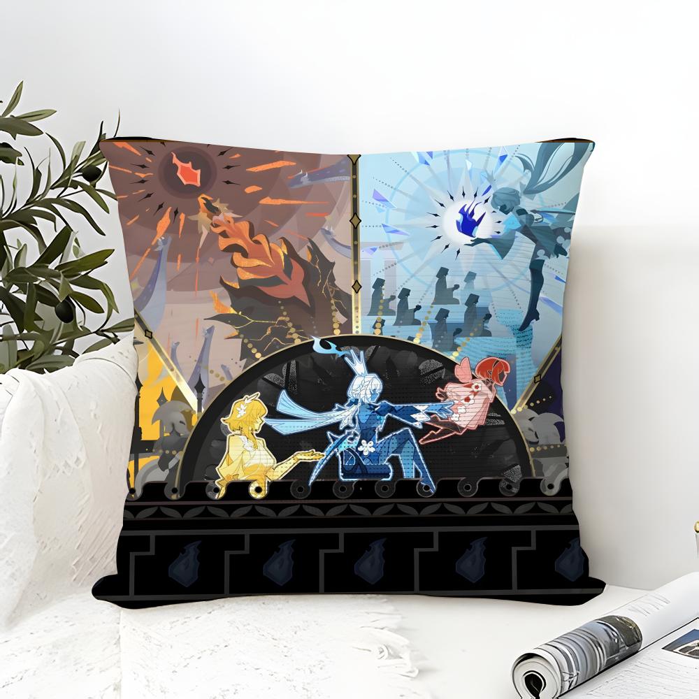 Art Game HHonkai Star Rail  Pillow Case linen pillow case sofa home decor cushion cover cushion cove