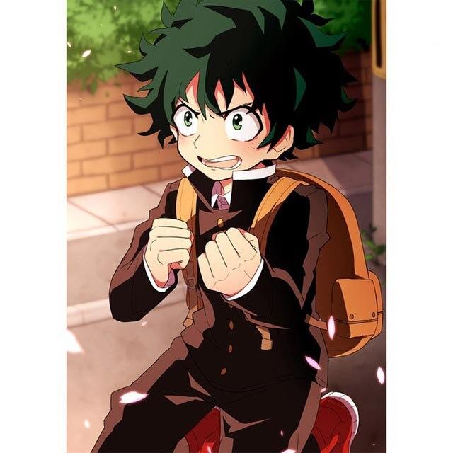 5d Diy Алмазная вышивка крестиком аниме «Моя геройская академия» круглая/алмазная вышивка ручная работа мозаика искусство домашнее украшение стены