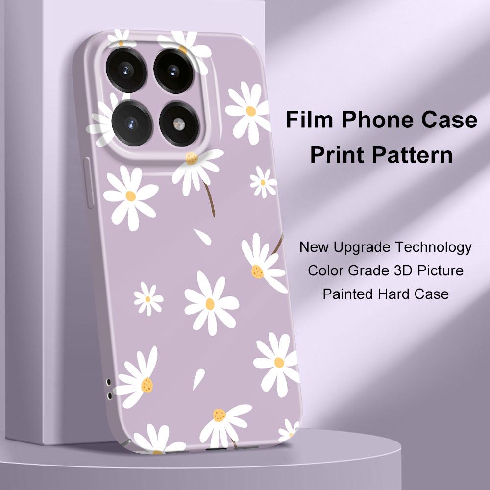 Simple Daisy Phone Case For Xiaomi 15 15T 14 14T Pro Film Hard Cover