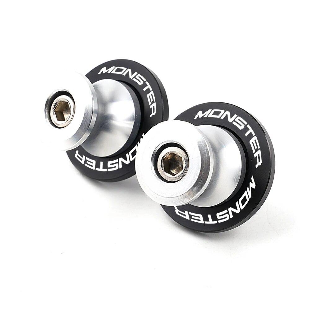 Swingarm Spools For DUCATI Monster 696 796 821 1200 S2R 800 Multistrada 1200 1200S 1200GT Parts Motorcycle Slider Stand Screw