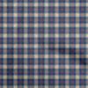Cotton Flex Dark Blue Fabric Check Dress Material Fabric Print Fabric By The Yard 40 Inch