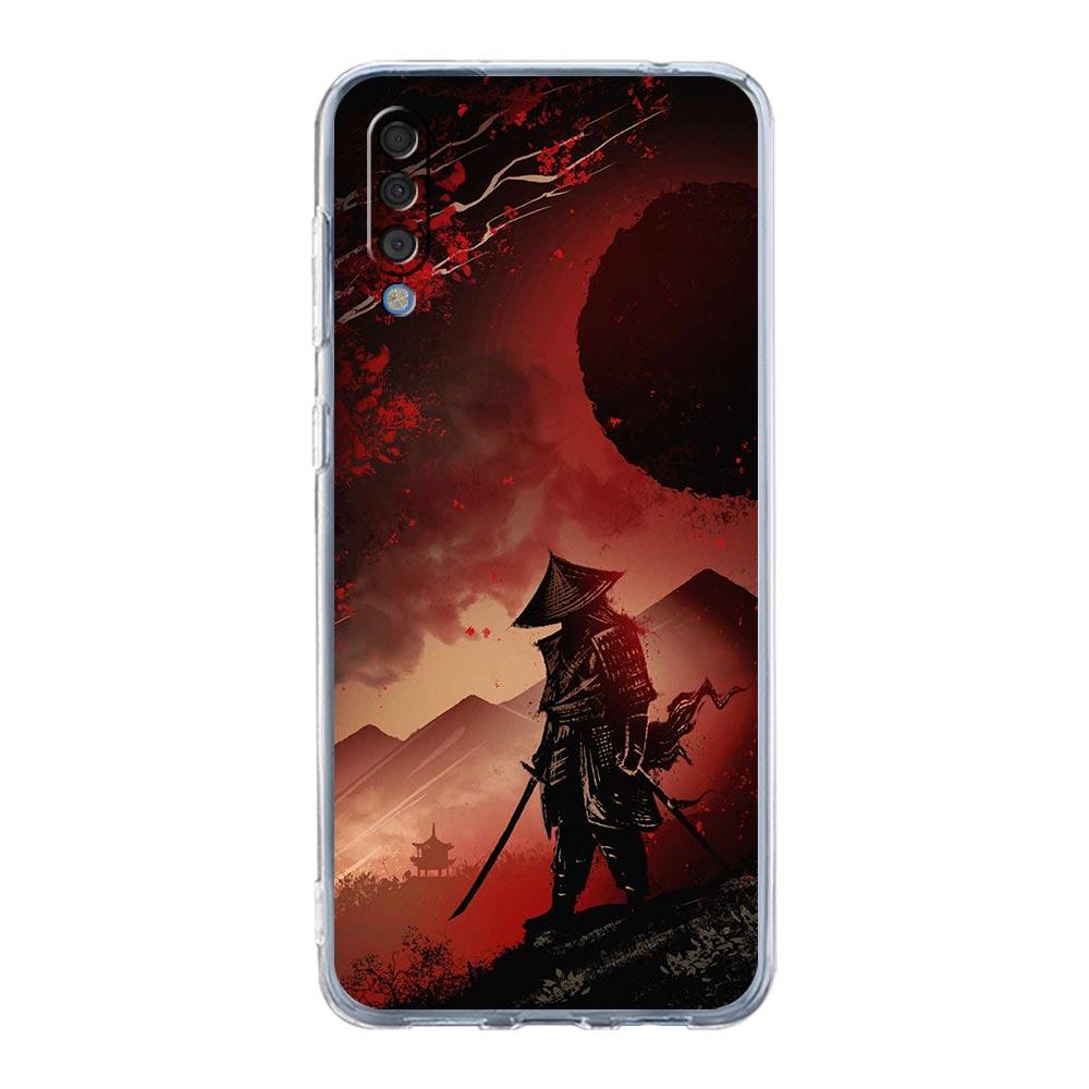 Чехол для Samsung A14 A50 A70 A30 A40 A20E A10 A10S A20S A02S A04S A12 A22 A32 A34 A42 A52 5G A54 Японский Бусидо Самурай Чехол