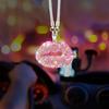Exciting  Lip Crystal Car Rear View Mirror Ornament Stylish Hanging Pendant fashion auto   Ornament Colorful for Women