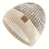 Men's Winter Beanie Hat, Warm Cuffed Knit Cap, Casual Outdoor Skull Cap for Hiking, Travel, Daily Wear, 5 Colors