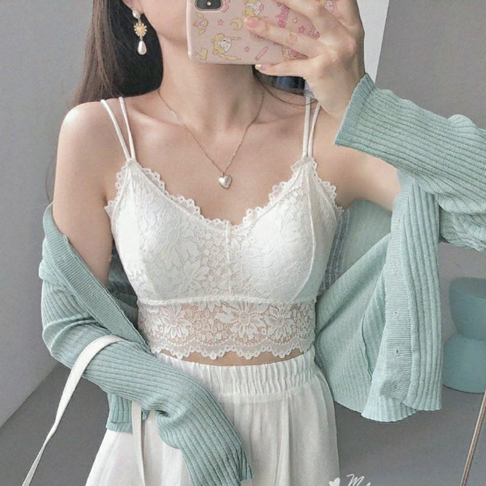 Сексуальное кружевное нижнее белье для женщин, бюстгальтеры, беспроводные модные женские внутренние топы, нижнее белье с открытой спиной