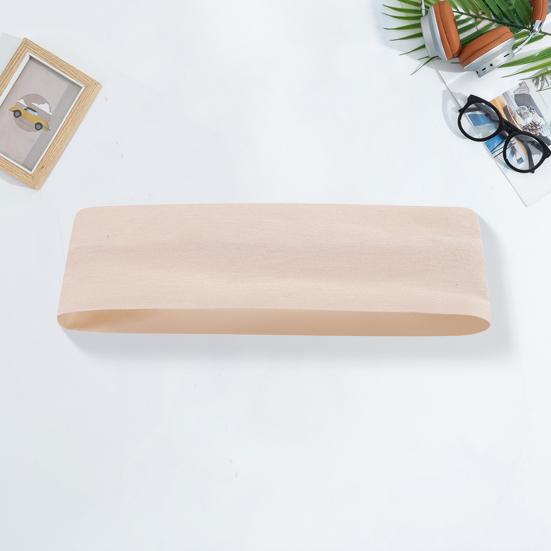 Women Men Headband High Elastic Solid Color Wide Hair Band Breathable Elastic Hair Tie