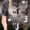 Faux Fur Animal Costume Accessories Handmade Cat Ear Hairband Fox Tail Claw Gloves Kit for Anime Cosplay Party School Performance
