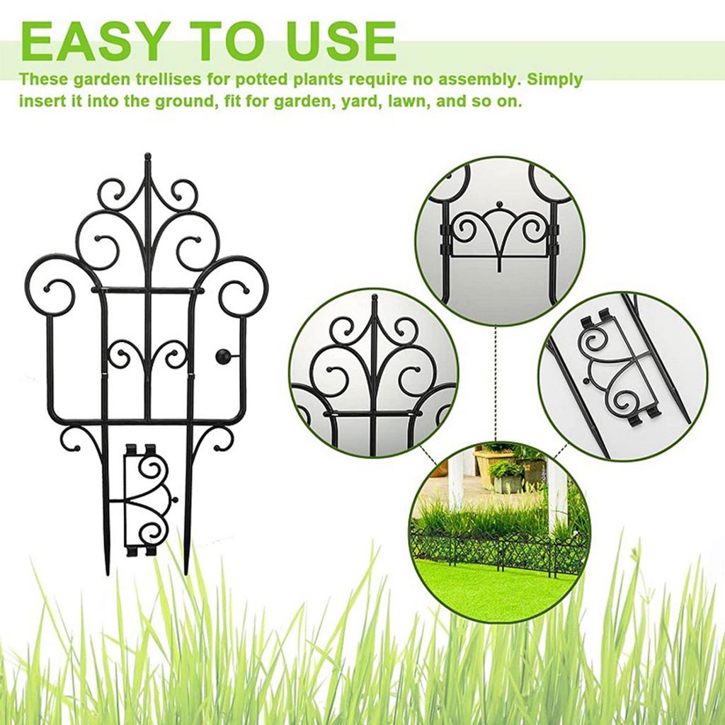 Garden Trellis for Climbing Plant Potted Plant Support Stakes Plastic Climbing Plant Stand For Flowers And Vegetables