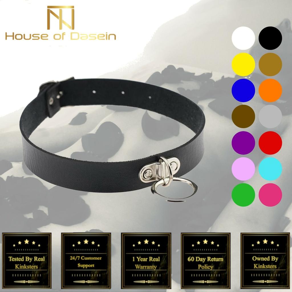 Collar 13 Colours Choker Necklace Kink Fetish Restraints Collars & Leashes