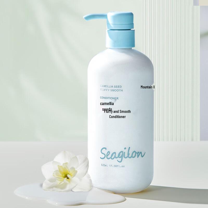 Seagilon Кондиционер для волос с маслом семян камелии, пушистый и мягкий, 520 мл