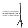 Black Tripod for Wigs Head Stand Adjustable Wig Stand for Mannequin Training Head Holder Hairdressing Clamp Tripod Stand