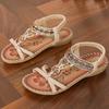 Fashion Women's Sandals Bohemia Style Women Flat Sandals Summer 2025 Sandalias De Mujer New Summer Shoes Woman Summer Footwear Female