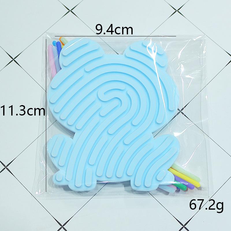 Creative Silicone Sensory Decompression Board for Kids - Educational Induction Activity Toy
