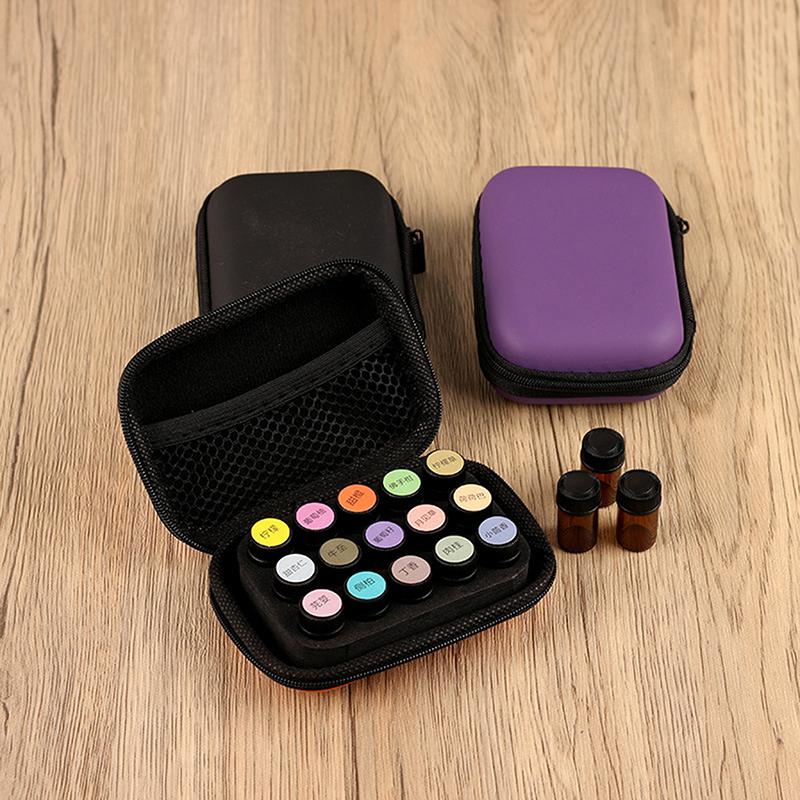 15 Slots 1Ml 2Ml 3Ml Essential Oil Case For Young Living Roller Bottles Storage Bag Holder Portable Perfume Hanging Organizer
