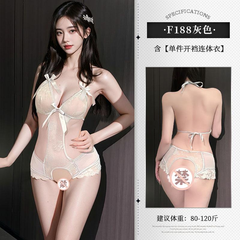 Открытая промежность свободные кошечки большой размер толстая сестра эротическое нижнее белье сексуальное чистое желание униформа кружево соблазнение пижама 18