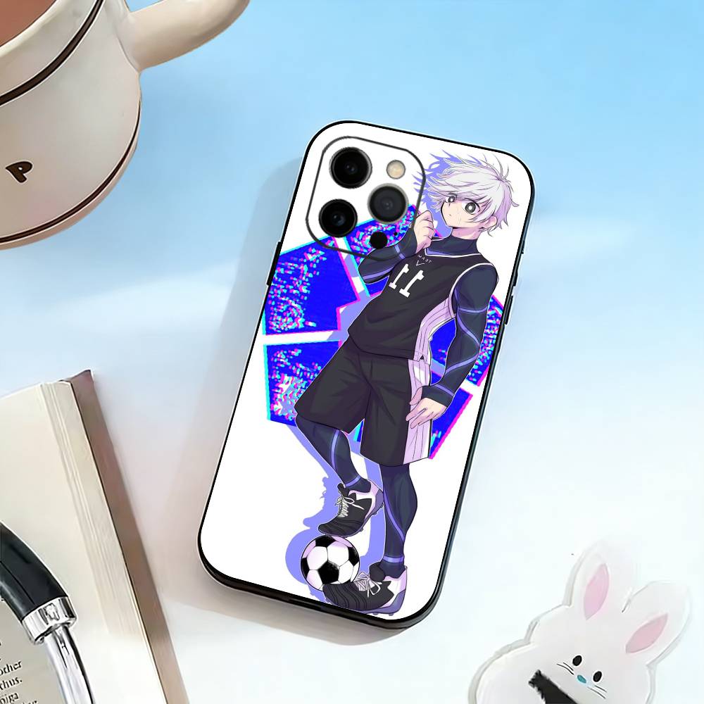 Blue N-Nagi Seishiro Phone Case For iPhone 17, 16,15,14,13,12,11 Plus,Pro Max, Others Soft Black Cover