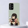 Bungo Stray Dogs Double Black Мягкий чехол для Samsung Galaxy A15 A14 A13 A12 A55 A54 A53 A52 Чехол для телефона A35 A32 A33 A25 A23 A22 A