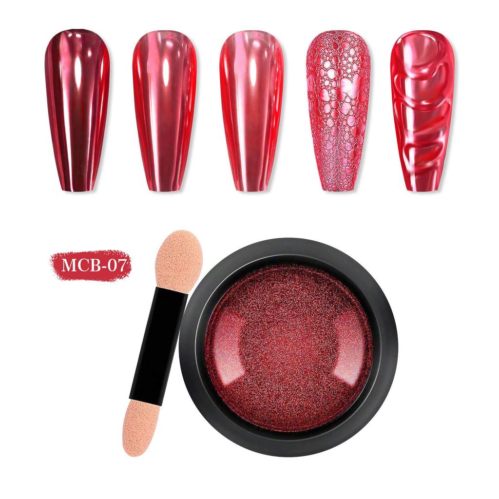 Electroplating Magic Mirror Nail Art Titanium Glitter Powder Set