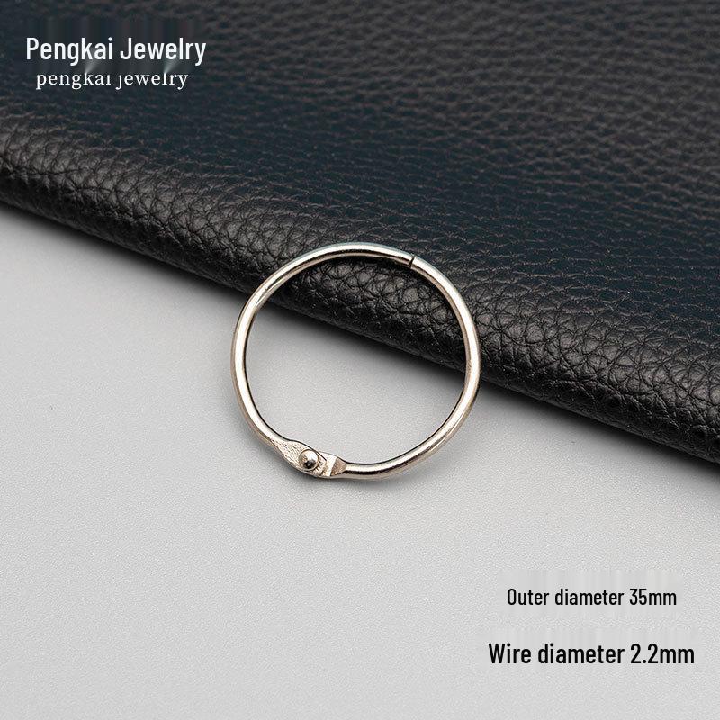 Металлические кольца-зажимы для DIY альбомов, украшений и брелоков