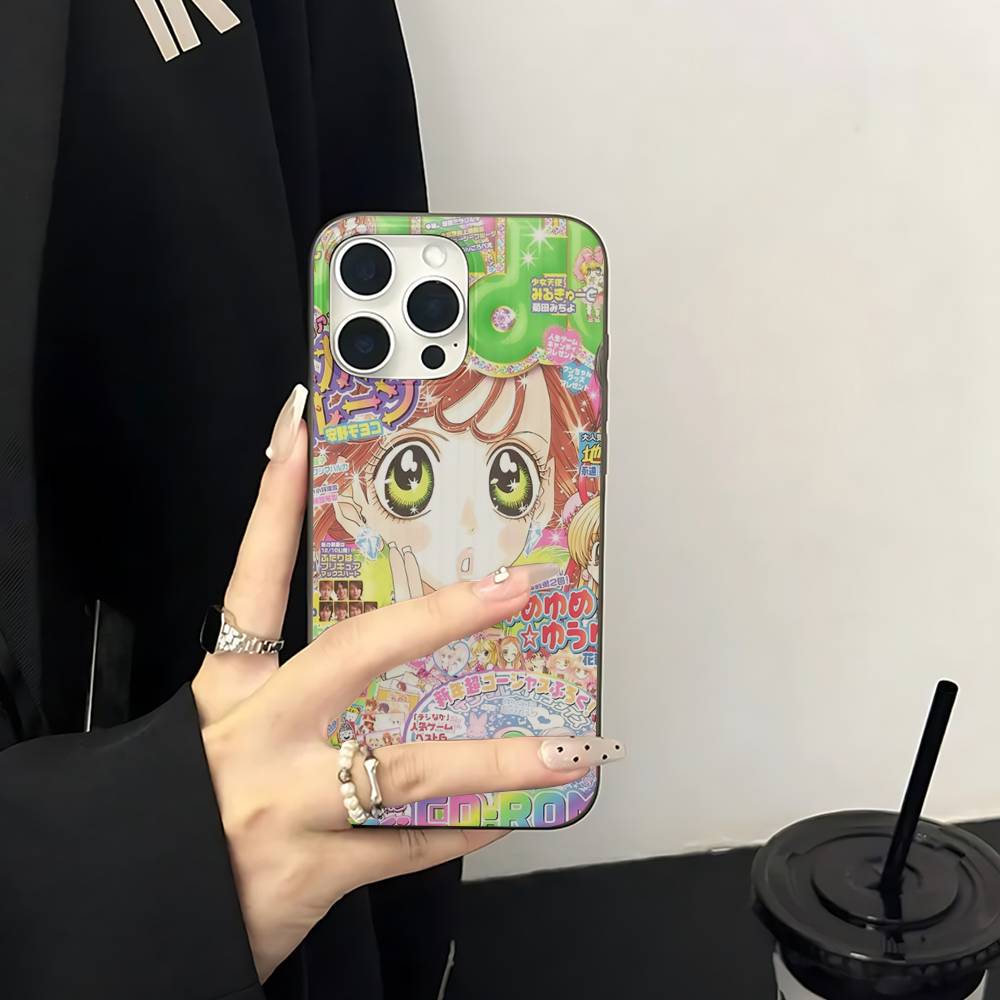 Аниме S-Sugar Sugar Rune Для IPhone 17 16 15 14 13 12 11 Pro Max Plus Pro Гофрированный Ударопрочный Матовый Чехол для Телефона