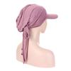 Fashion Headscarf Sunscreen Wrap Caps Muslim Hijab Turban Hat Head Wrap