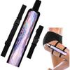 Summer Rave Fan Thigh Holster Rave Fan Holder Folding Hand Pouch Foldable Sleeves with Waist Belt for Thigh Party