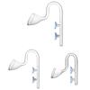 Aquarium Tank Outlet Water Outflow Lily Pipe Filter Accessories 10mm 13mm 17mm Transparent Glass with Suction Cups