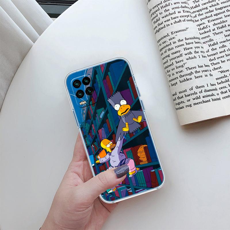 Прозрачный чехол для телефона S-Simpsons-Art для Motorola Moto G7 G8 G9 G84 G85 G73 G24 G15 Z2 Play Power Plus