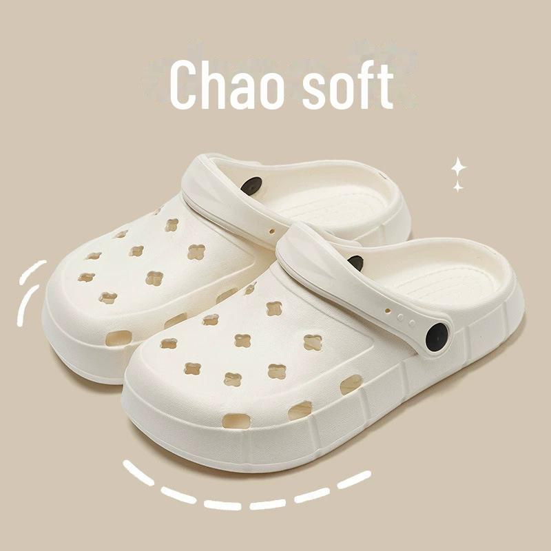 Летние уличные и домашние нескользящие тапочки с рисунком для женщин и мужчин