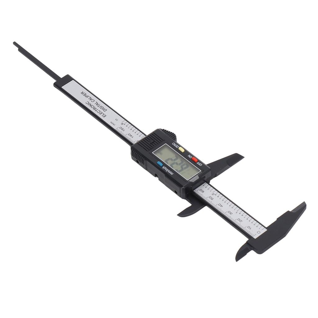 Vernier Caliper LCD Digital Display 0150mm Dual Scale ABS Tool for Measurement Testing