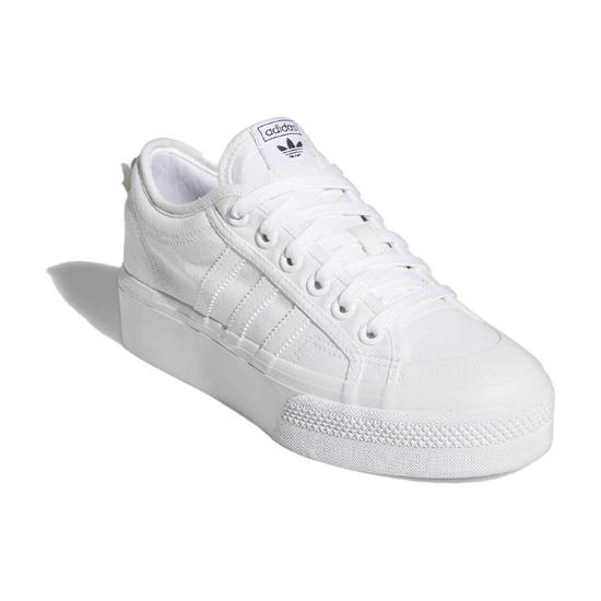 adidas Женские кроссовки Nizza Platform Triple White FV5322