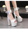 20Cm Heel 10Cm Platform Women Sexy Platform Sandals Stripper Heels Platform Sandals Women