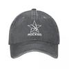 Fashion Black Lagoon Hotel Moscow Baseball Caps Unisex Distressed Denim Snapback Hat Ak47 Gun Russian Rifle Weapons Outdoor Caps